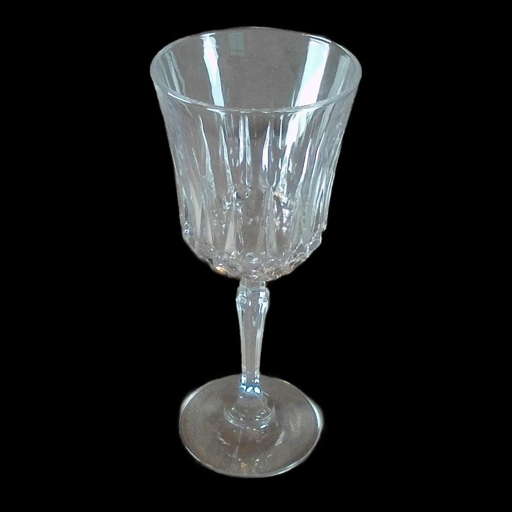 Elegant Crystal Water Goblet Toscany Elite Vintage Clear Glass 8" Replacement